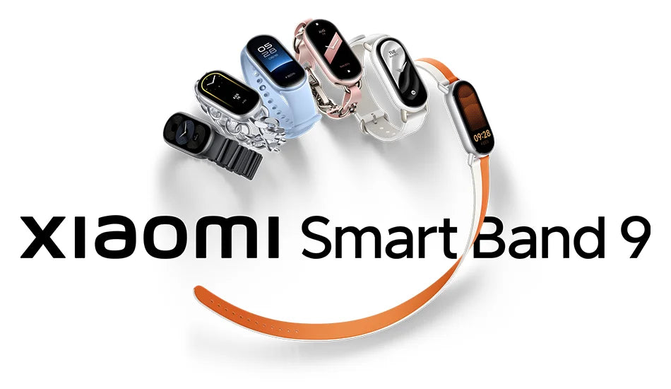 Global Version Xiaomi Smart Band 9 150+ Sports Modes Sleep Monitoring 1.62" AMOLED Display 21-day Battery Mi Wrist Sport Watch