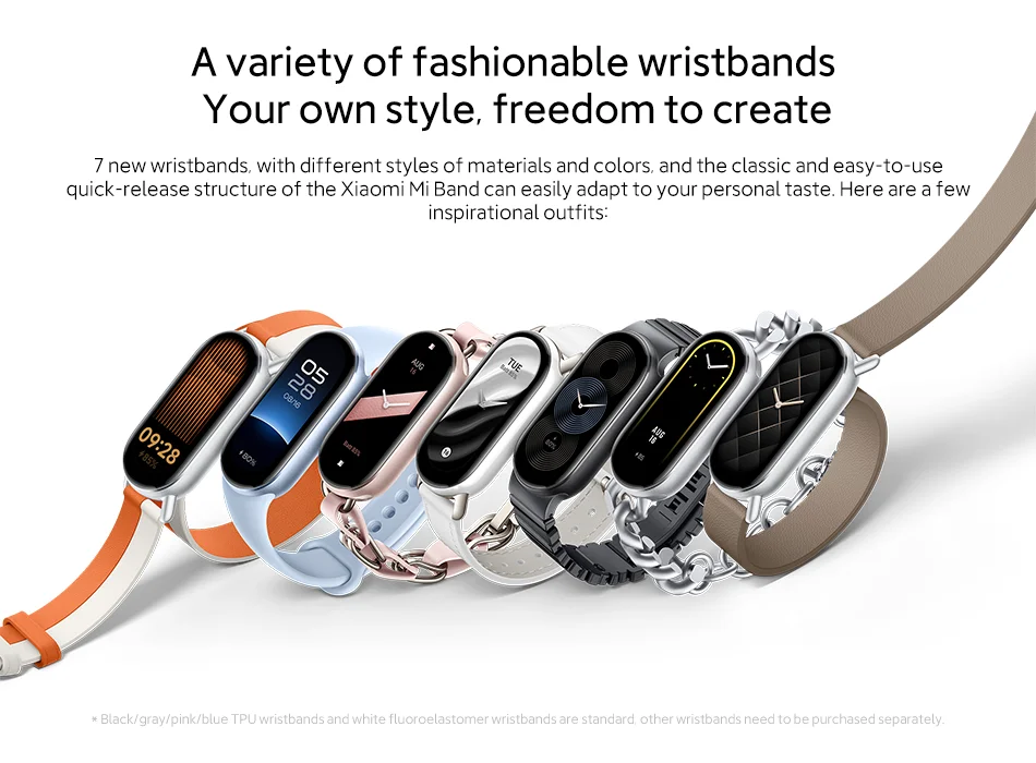 Global Version Xiaomi Smart Band 9 150+ Sports Modes Sleep Monitoring 1.62" AMOLED Display 21-day Battery Mi Wrist Sport Watch