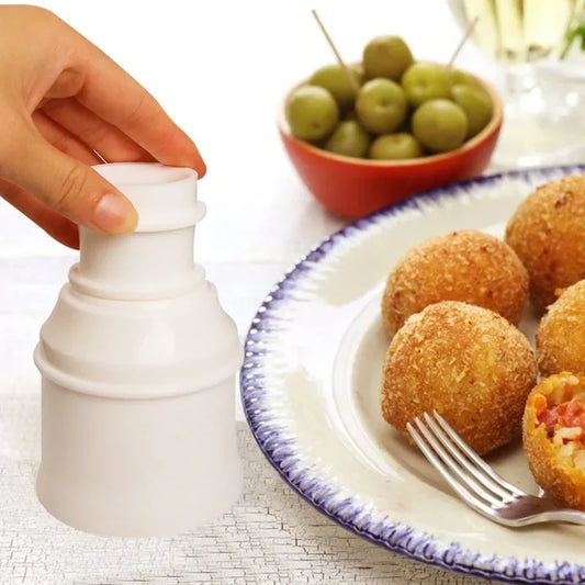 DIY Rice Ball /Sushi Maker Mold Tool Manufacture of Rice Balls Gourmet Molds Cone and Round Rice Ball Maker Kitchen Gadget Set